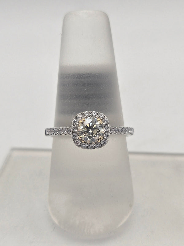 Halo Diamond Ring