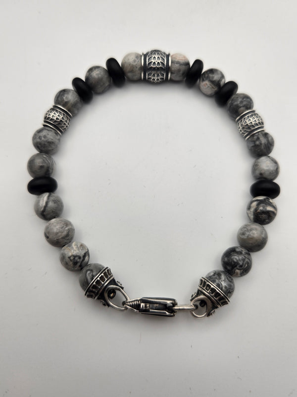 Newport - Silver Agate William Henry Bracelet