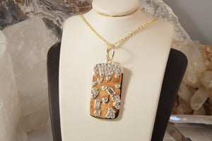 Scattered Diamond Pendant