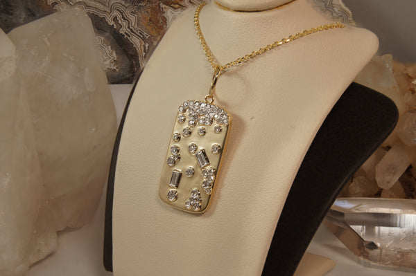 Scattered Diamond Pendant