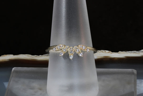 Unique Diamond Stacker Ring