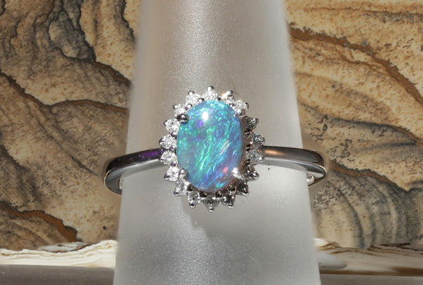 Black Opal Ring
