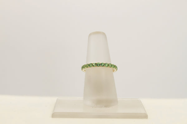 Demantoid Garnet Stacker Band