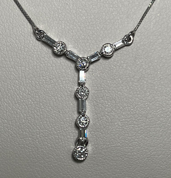 "Y"  Diamond Necklace