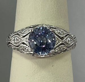 Extremely Fine Blue Sapphire Ring
