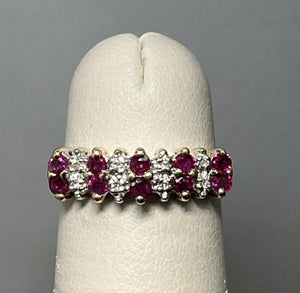 Estate Ruby and Diamond Ring