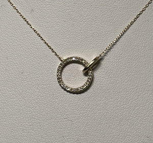 Diamond Circle Pendant