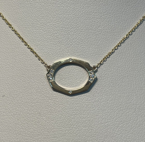 Diamond Circle Pendant