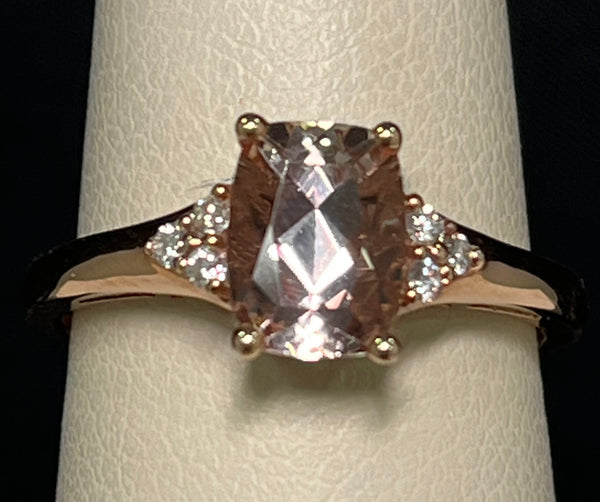 Rose Gold Morganite Ring