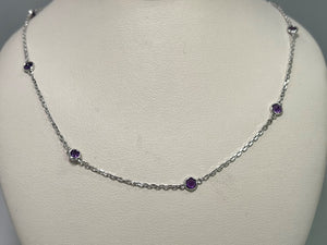 Sterling Silver Amethyst necklace