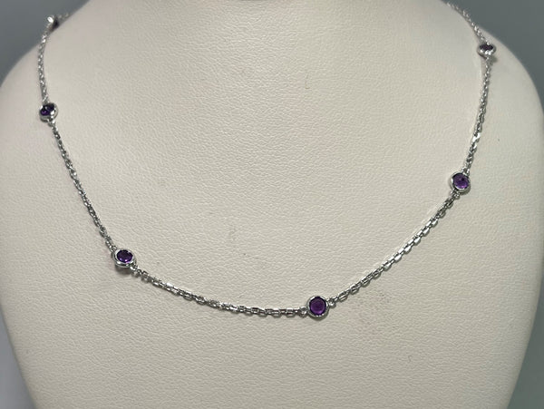 Sterling Silver Amethyst necklace