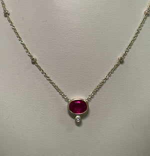Handcrafted Fine Ruby Pendant