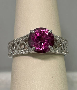 Pretty Grape Garnet Ring