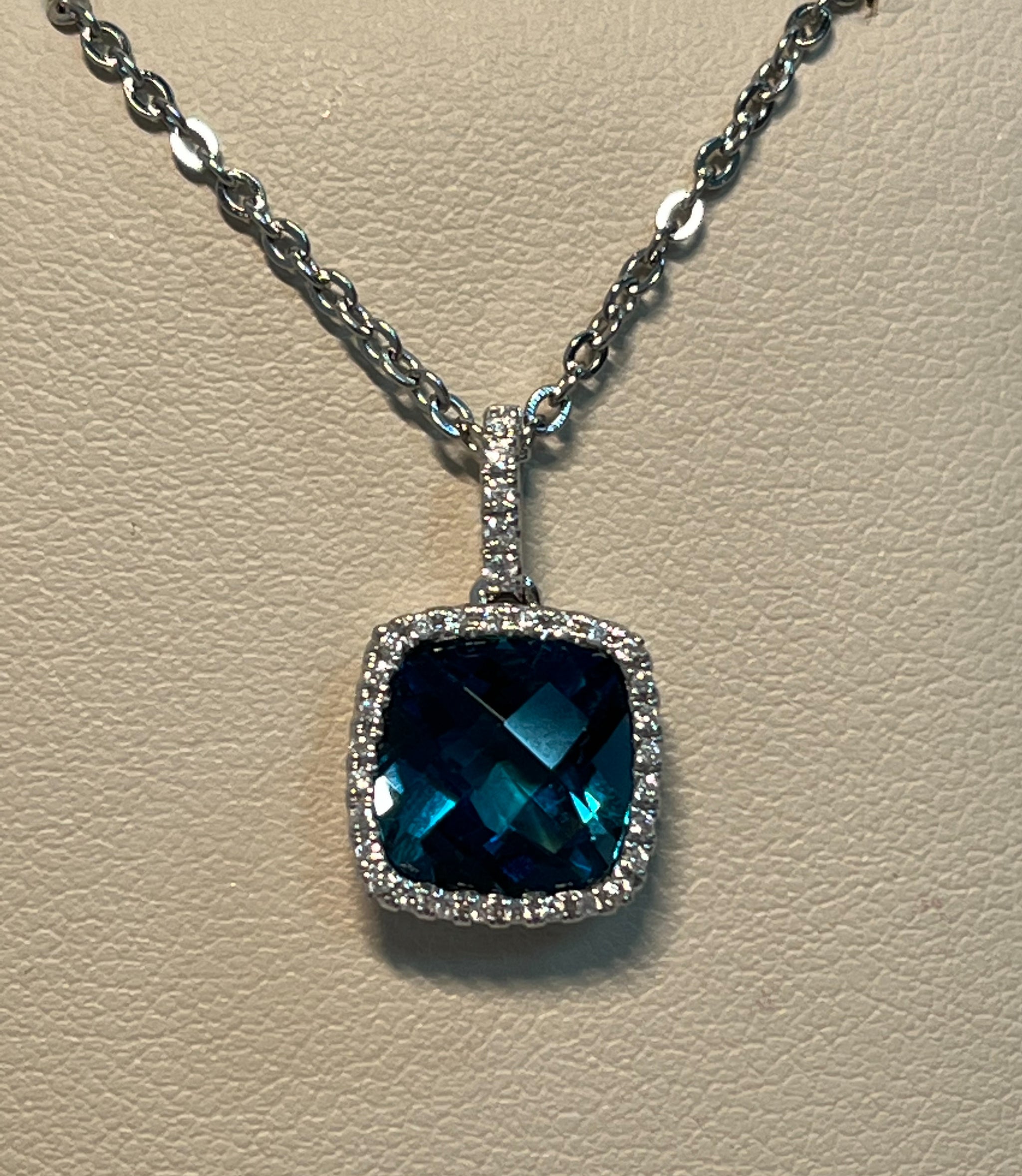 London Blue Topaz Necklace – Peggy Li Creations