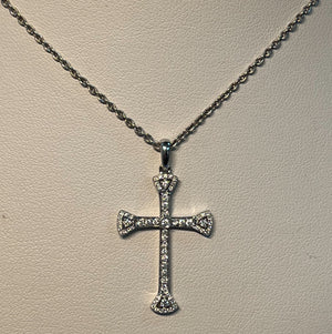 14 Karat Diamond Cross