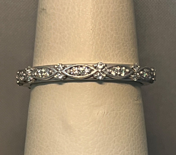 Deco Inspired Diamond Band