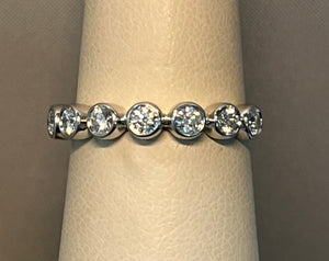 Bezel Set Diamond Band