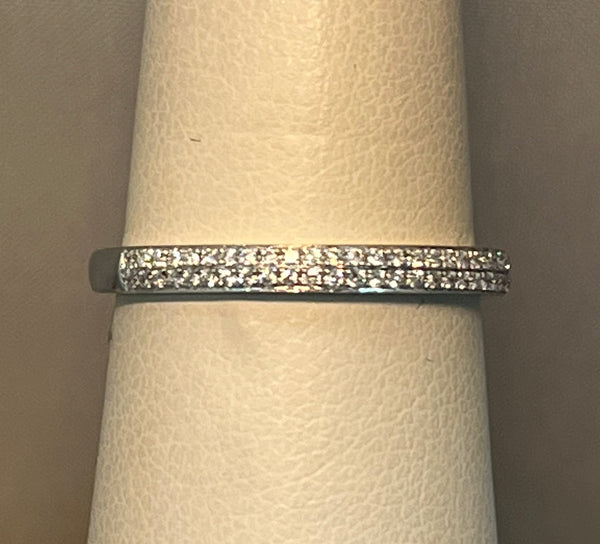 Micro Pave Set Diamond Band