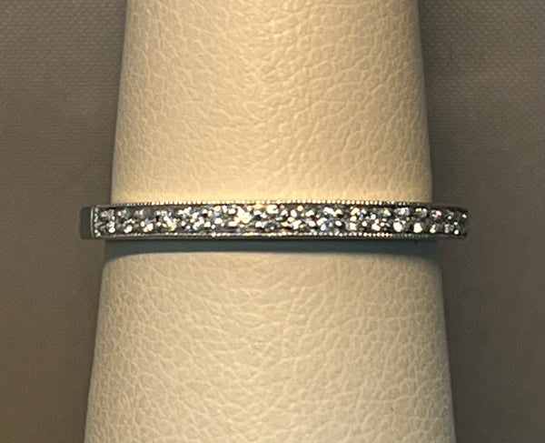 Milgrain Edge Diamond Band