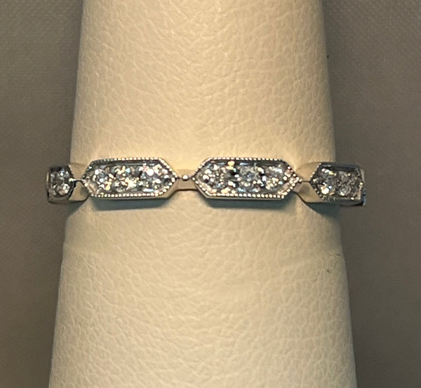 Vintage Inspired Diamond Band