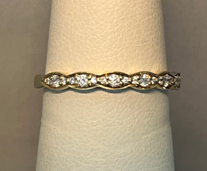 Marquis Shaped Diamond Band