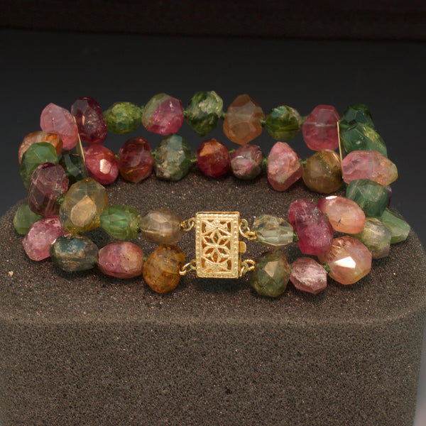 Natural Tourmaline Bead Bracelet