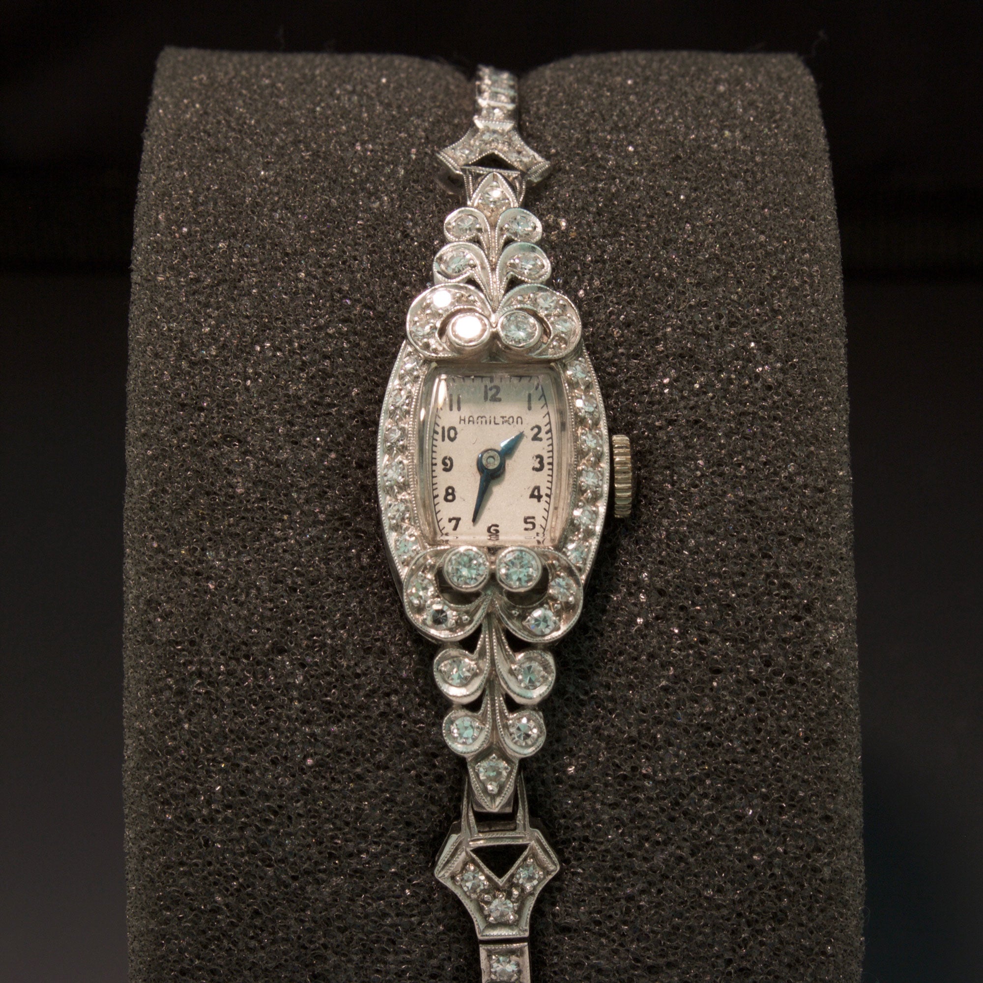 Antique hamilton diamond watch Clearance