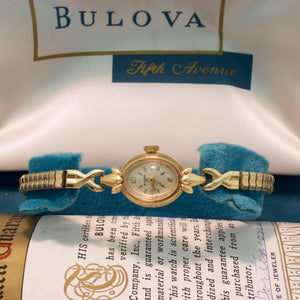 14K Yellow Gold Vintage Bulova Watch
