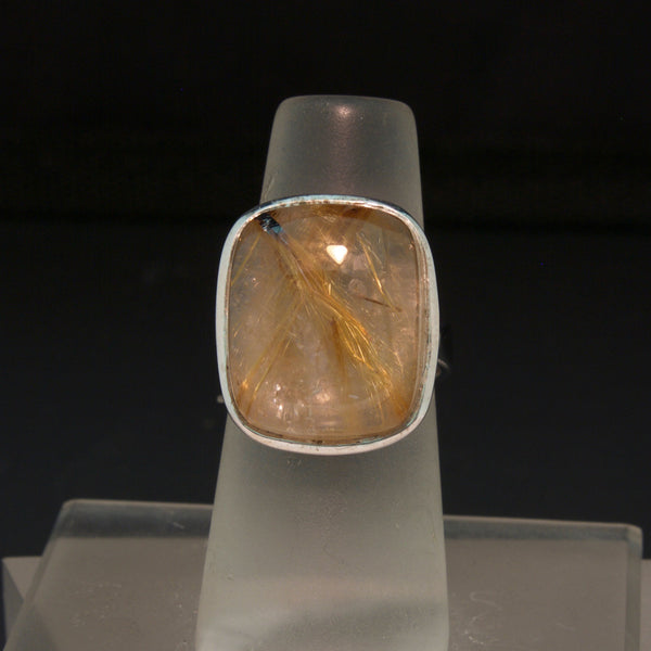 Sterling Silver Rutilated Quartz Ring