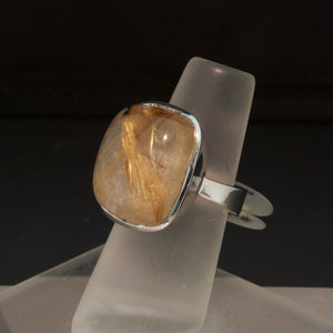 Sterling Silver Rutilated Quartz Ring