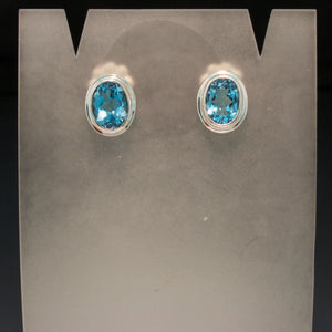 Sterling Silver  Peridot and Amethyst Earrings