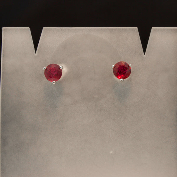 Burmese Ruby Earrings