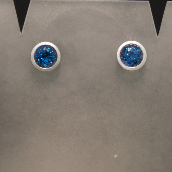 Blue Spinel Earrings