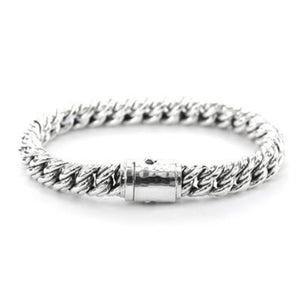Fair trade Sterling Silver Heavy Link Chain Bracelet